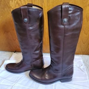 Frye Melissa button long boot size 7